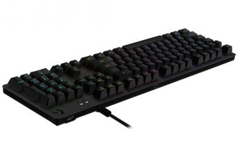 Клавиатура механическая игровая Logitech G513 Carbon Linear Switch USB 2.0 Multimedia LED (подставка), черный  (920-008856) фото 3