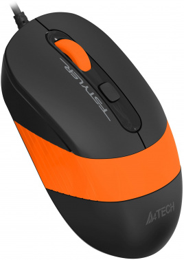 Мышь оптическая A4Tech Fstyler FM10S (1600dpi) silent USB (4but) черный/оранжевый (1/60) (FM10S USB ORANGE) фото 7