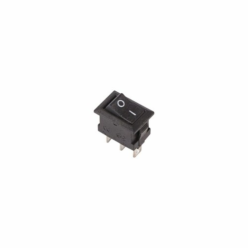 Выключатель клавишный 250V 3А (3с) ON-ON черный Micro REXANT (10/5000) (36-2030) фото 2