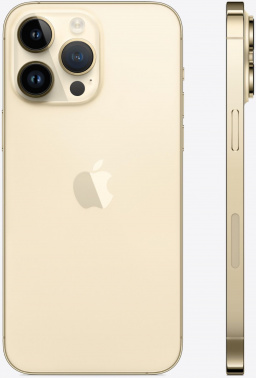 Смартфон Apple A2896 iPhone 14 Pro Max 512Gb 6Gb золотой моноблок 3G 4G 6.7" 1290x2796 iOS 16 48Mpix 802.11 a/b/g/n/ac/ax NFC GPS GSM900/1800 GSM1900  фото 2
