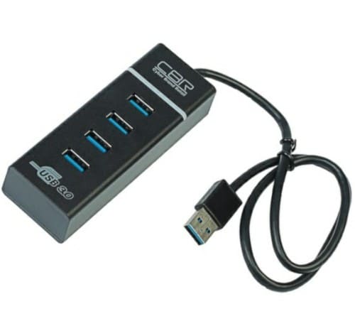 Разветвитель CBR CH 157, черный, 4 порта, USB 3.0. (1/50)
