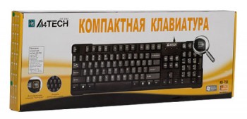 Клавиатура A4TECH KR-750 USB, черный (KR-750 BLACK) фото 2