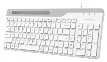 Клавиатура A4TECH Fstyler FK25 USB slim, белый (FK25 WHITE) фото 3