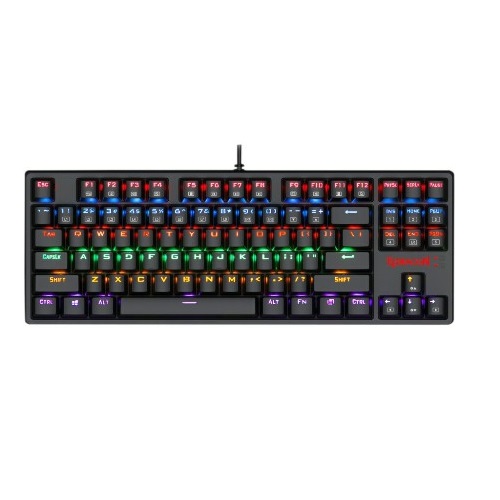 Клавиатура механическая игровая Redragon Daksa RU, Rainbow, Full Anti-Ghosting, черный (1/10) (78308)