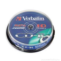 Диск VERBATIM CD-R 80 (52х) DL CB-10 (200)