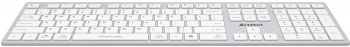 Клавиатура A4TECH Fstyler FX50 USB slim Multimedia (FX50 WHITE), белый фото 14