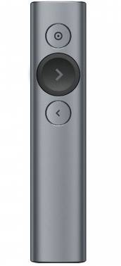 Презентер Logitech Spotlight Radio USB (30м) серый (910-004861)