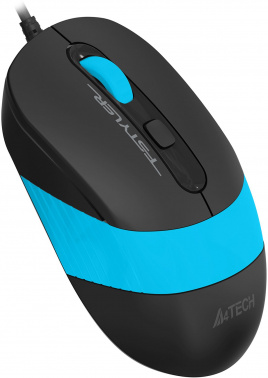 Мышь оптическая A4Tech Fstyler FM10S (1600dpi) silent USB (4but) черный/голубой (1/60) (FM10S USB BLUE) фото 7