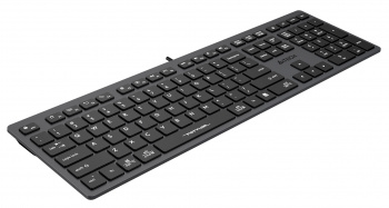 Клавиатура A4TECH Fstyler FX50 USB slim Multimedia, серый (FX50 GREY) фото 5