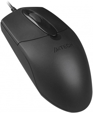 Мышь оптическая A4Tech OP-720S (1200dpi) silent USB (3but) черный (1/60) фото 4