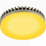 Лампа светодиодная ECOLA GX53 color 8,0W Tablet 220V Yellow Желтый матовое стекло (композит) 28x74(1/10/10