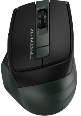 Мышь беспроводная A4Tech Fstyler FB35S оптическая (2000dpi) silent BT/Radio USB (6but) темно-зеленый/черный (1/60) (FB35S USB MIDNIGHT GREEN)