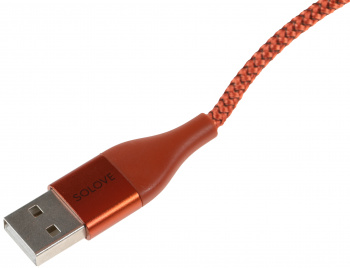 Кабель Xiaomi Solove DW1 DW1 RED USB A(m) Lightning (m) micro USB B (m) USB Type-C (m) 1.2м красный фото 3