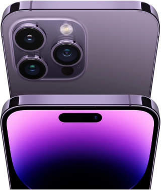 Смартфон Apple A2890 iPhone 14 Pro 128Gb 6Gb темно-фиолетовый моноблок 3G 4G 6.1" 1179x2556 iOS 16 48Mpix 802.11 a/b/g/n/ac/ax NFC GPS GSM900/1800 GSM фото 5