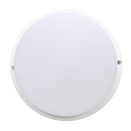 Светильник светодиодный ECOLA ЖКХ ДПП Круг накладной IP65 матовый белый 18W 220V 4200K 175x45 (1/40) (DPRV18ELC)