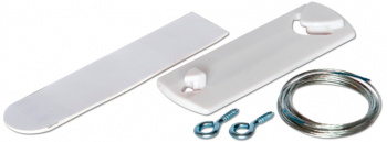 Крючок для картин Unibob самоклеящийся белый пластик (упак: 1шт) (49000) фото 3