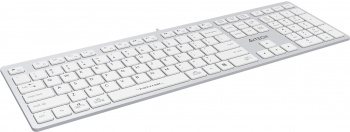 Клавиатура A4TECH Fstyler FX50 USB slim Multimedia (FX50 WHITE), белый фото 11
