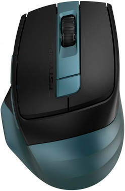 Мышь беспроводная A4Tech Fstyler FB35CS оптическая (2000dpi) silent BT/Radio USB (5but) темно-зеленый/черный (1/40) (FB35CS USB MIDNIGHT GREEN)