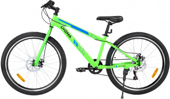 Велосипед Digma Active горный (подростк.) рам.:14" кол.:26" зеленый 14.85кг (ACTIVE-26/14-ST-R-LG) фото 3