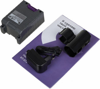 Пылесос ручной Kitfort KT-573 150Вт черный/фиолетовый фото 2