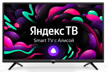 Телевизор LED Digma 32" DM-LED32SBB35 Яндекс.ТВ черный FULL HD 60Hz DVB-T DVB-T2 DVB-C DVB-S DVB-S2 USB WiFi Smart TV