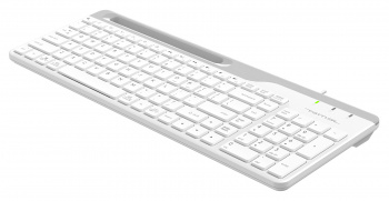 Клавиатура A4TECH Fstyler FK25 USB slim, белый (FK25 WHITE) фото 5