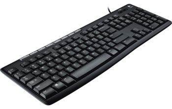 Клавиатура Logitech K200 USB Multimedia, черный/серый (920-008814) фото 3