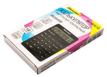 Калькулятор настольный Silwerhof SH-1810-12 черный 12-разр. фото 6