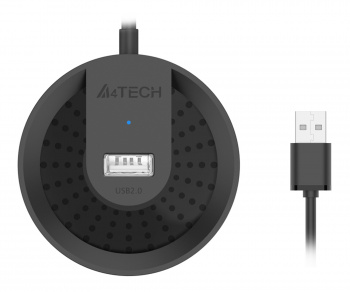 Разветвитель A4Tech HUB-20 USB 2.0 4порт, черный фото 4
