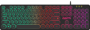 Клавиатура игровая Defender Ozoth GK-106 RU, радужная,104+FN, черный (1/20) (45106)