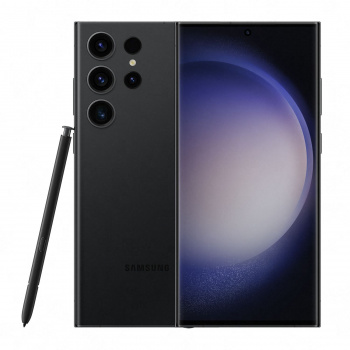 Смартфон Samsung SM-S918B Galaxy S23 Ultra 256Gb черный моноблок 3G 4G 6.8" Android 12 802.11 a/b/g/n/ac/ax NFC GPS GSM900/1800 GSM1900 TouchSc Protec