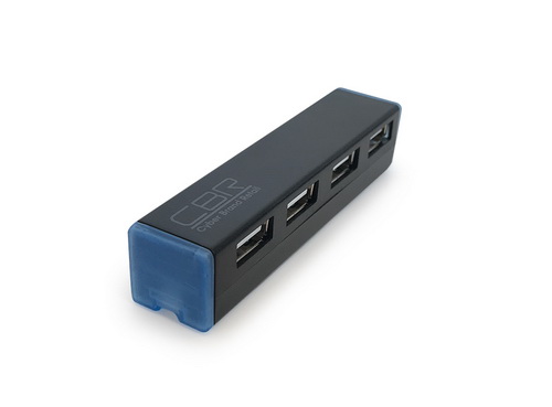 Разветвитель CBR CH 135, черный, 4 порта, USB 2.0. (1/100) фото 4