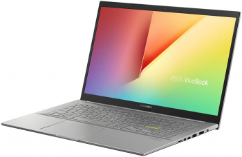 Ноутбук Asus K513EA-L11649W Core i3 1115G4 8Gb SSD256Gb Intel Iris Xe graphics 15.6" OLED FHD (1920x1080) Windows 11 silver WiFi BT Cam фото 3