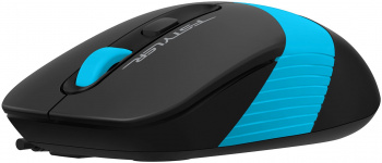Мышь оптическая A4Tech Fstyler FM10S (1600dpi) silent USB (4but) черный/голубой (1/60) (FM10S USB BLUE) фото 3