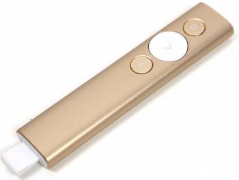 Презентер Logitech Spotlight Radio USB (30м) золотистый (910-004862)