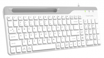 Клавиатура A4TECH Fstyler FK25 USB slim, белый (FK25 WHITE) фото 2