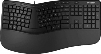Клавиатура Microsoft Ergonomic USB Multimedia Ergo (подставка для запястий), черный (LXM-00011)