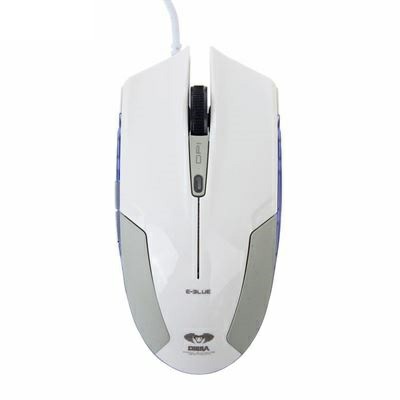 Мышь E-BLUE Cobra, белая, USB, игровая (1/40) (EMS108WH) фото 3