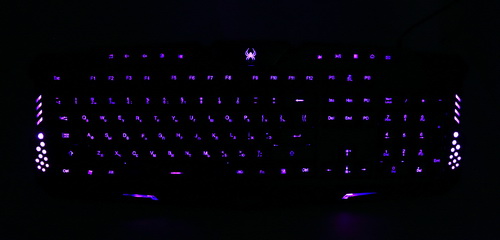 Клавиатура игровая GEMBIRD KB-G11L, USB, подсветка, 10 доп. клавиш, проводная, черный фото 3