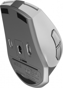 Мышь беспроводная A4Tech Fstyler FB35S оптическая (2000dpi) silent BT/Radio USB (6but) белый/серый (1/60) (FB35S USB ICY WHITE) фото 8