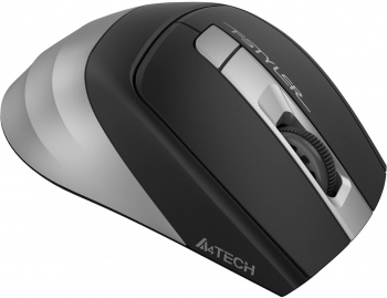 Мышь беспроводная A4Tech Fstyler FG35S  (2000dpi) silent USB (6but) серый/черный (1/60) (FG35S USB GREY) фото 5
