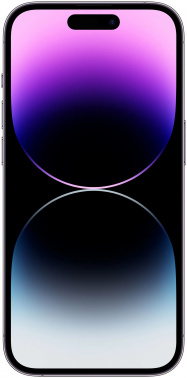 Смартфон Apple A2890 iPhone 14 Pro 128Gb 6Gb темно-фиолетовый моноблок 3G 4G 6.1" 1179x2556 iOS 16 48Mpix 802.11 a/b/g/n/ac/ax NFC GPS GSM900/1800 GSM фото 2