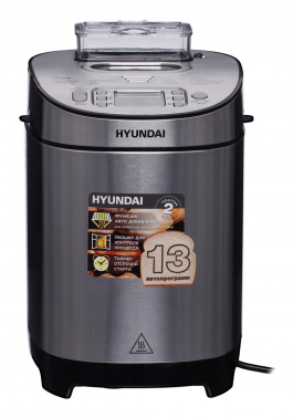Хлебопечь Hyundai HYBM-M0313G 600Вт серебристый/черный фото 14