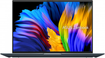 Ноутбук Asus Zenbook 14X OLED UX5401EA-KN180W Core i5 1135G7 16Gb SSD512Gb Intel Iris Xe graphics 14" OLED Touch 2.8K (2880x1800) Windows 11 Home grey фото 2