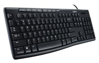 Клавиатура Logitech K200 USB Multimedia, черный/серый (920-008814) фото 2