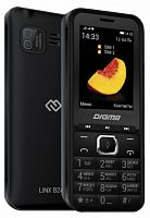 Мобильный телефон Digma Linx B241 32Mb черный 2Sim 2.44" TFT 240x320 0.08Mpix LT2073PM (1497193)