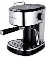 Кофеварка рожковая Supra CMS-1515 850Вт черный/серебристый