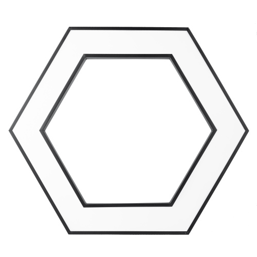 Светильник светодиодный Geometria ЭРА Hexagon SPO-124-B-40K-051 51Вт 4000К 3900Лм IP40 800*800*80 черный подвесной  (Б0050557) фото 3