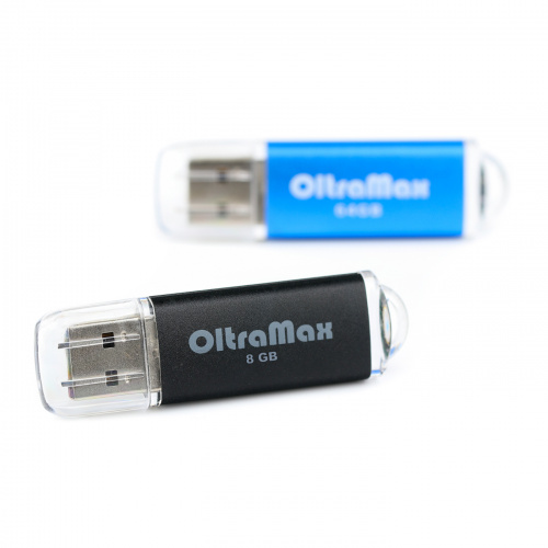 Флеш-накопитель USB  8GB  OltraMax   30  чёрный (OM008GB30-В) фото 4