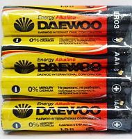 Элемент питания DAEWOO LR03 ENERGY Alkaline DB-4  (б/б) (96/384)